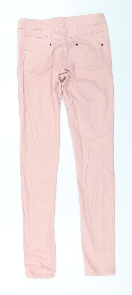 Babydoll Womens Pink Skinny Jeans Size 8 L31 in