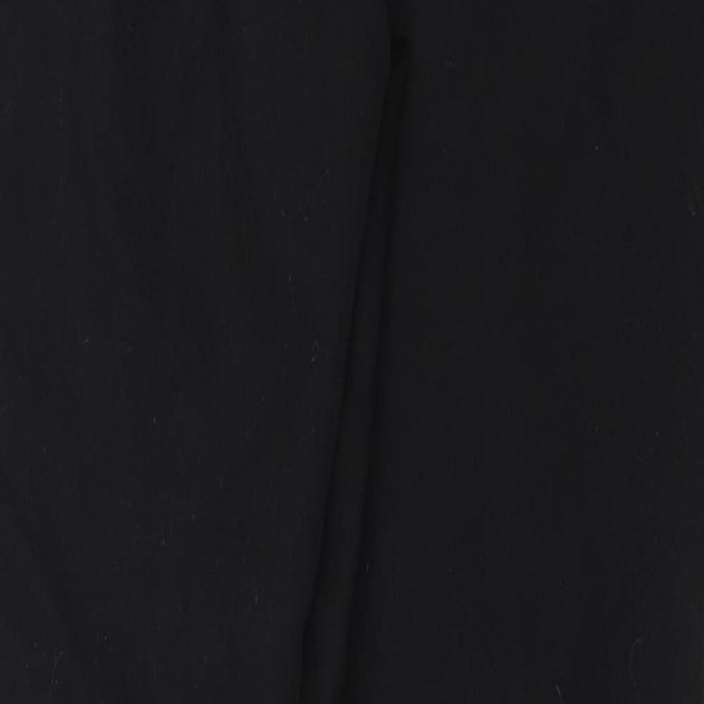 BHS Womens Black Trousers Size 8 L28 in