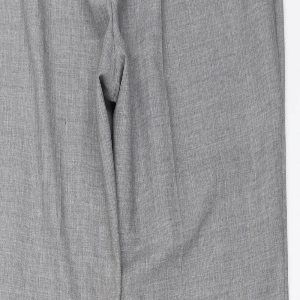 Marks and Spencer Womens Grey Trousers Size 14 L28 in