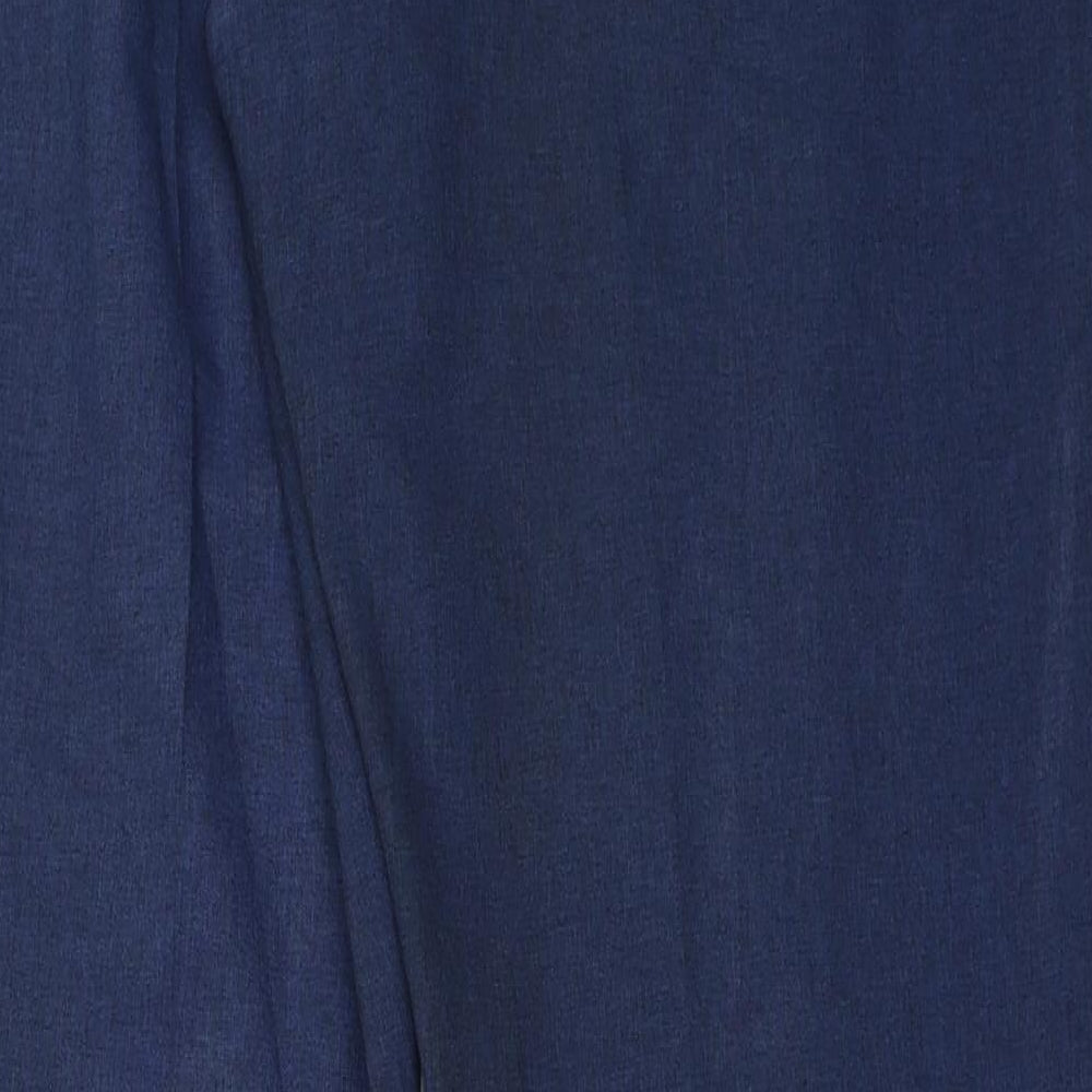 Simply Classic Womens Blue Trousers Size 12 L30 in
