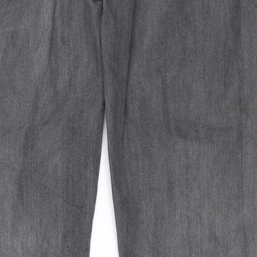 Brand and care label for Only women’s grey skinny jeans, size L, 29-inch leg