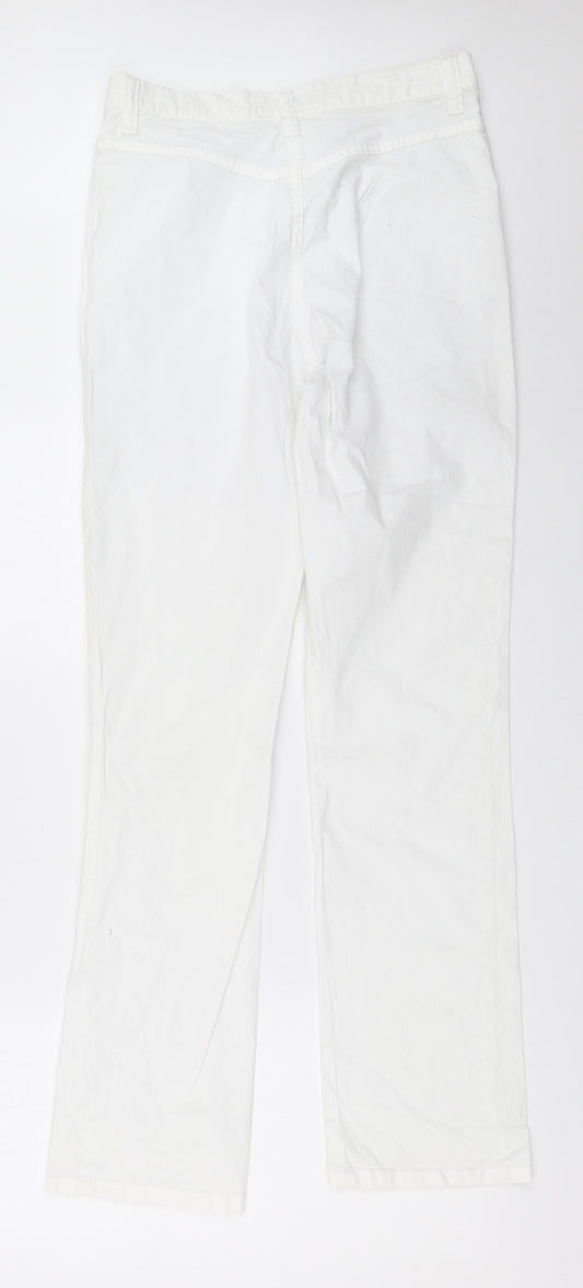 Kingshill Womens White Trousers Size 12 L31 in