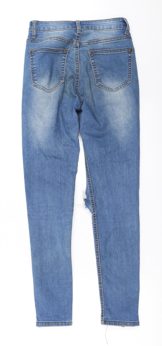 Preworn Womens Blue Skinny Jeans Size 25 in L26.5 in
