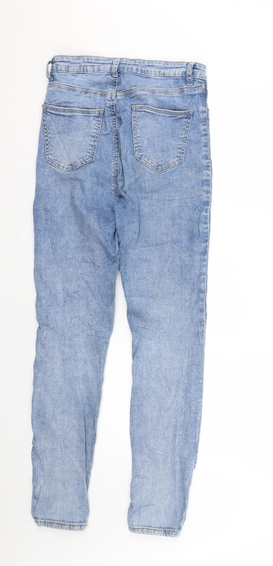 rana Womens Blue Skinny Jeans Size 6 L26 in
