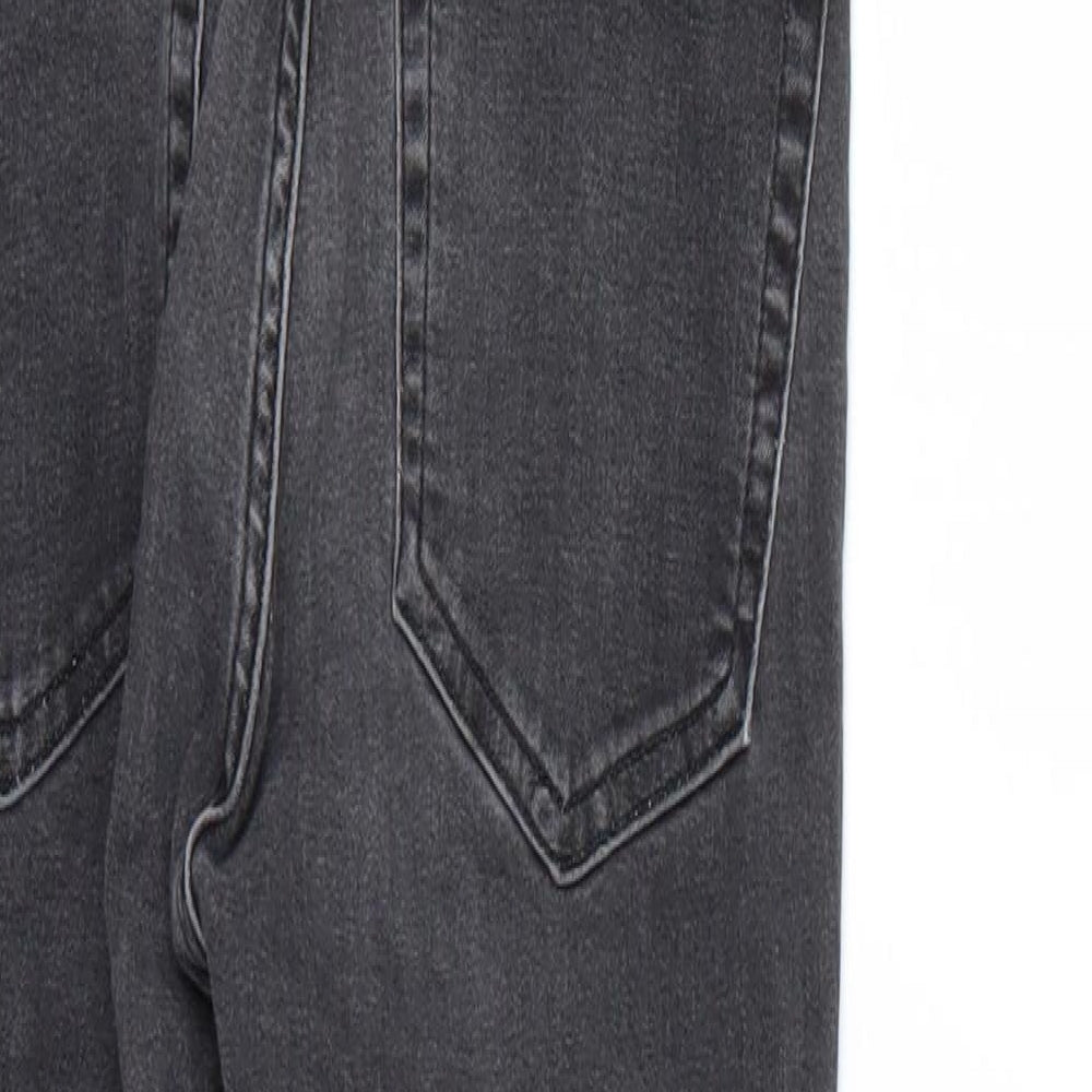 Topshop Mens Black Skinny Jeans Size 26 L24 in