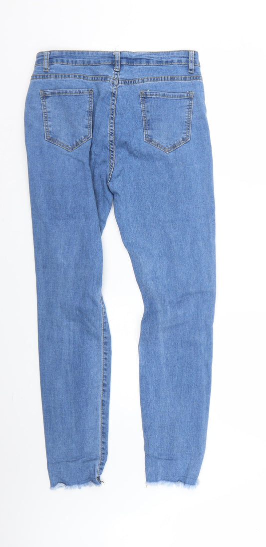 Preworn Mens Blue Straight Jeans Size M L26 in