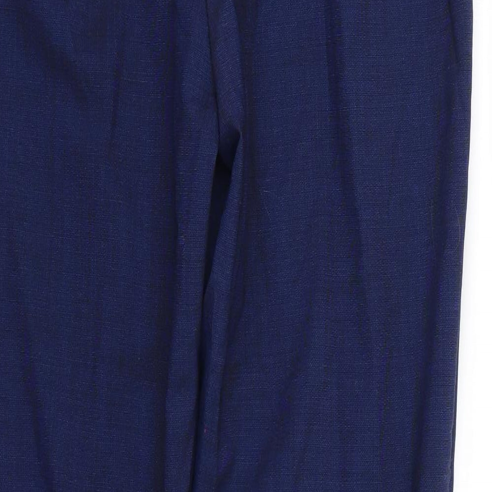 Preworn Womens Blue Trousers Size 10 L27 in