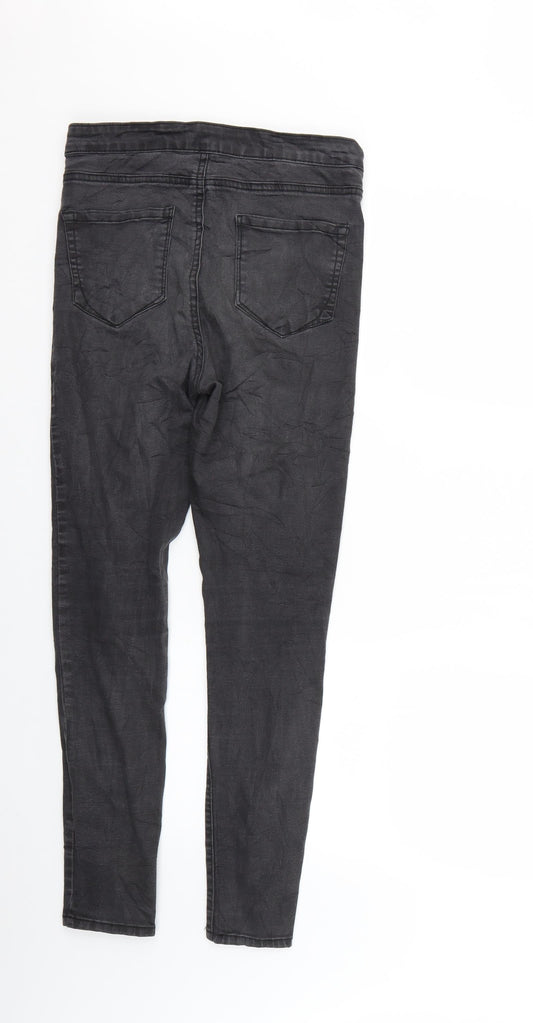 Denim & Co. Womens Black Skinny Jeans Size 12 L26 in