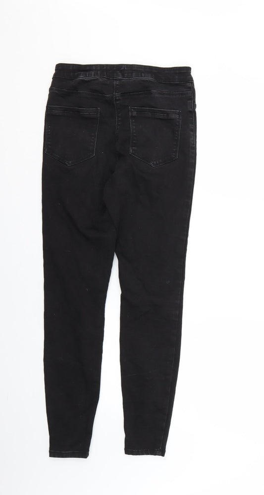 Denim Womens Black Skinny Jeans Size 12 L25 in