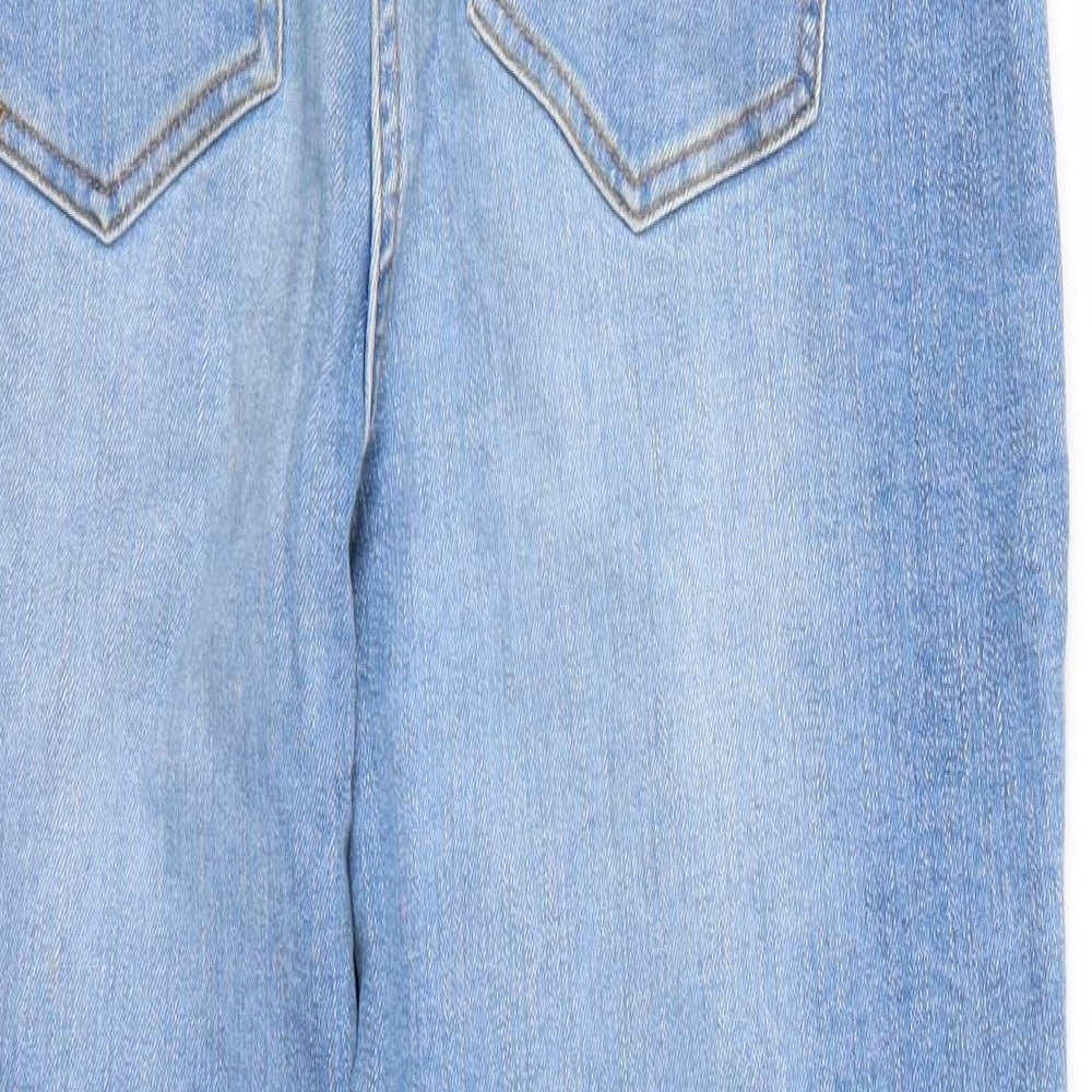 Papaya Womens Blue Straight Jeans Size 10 L30 in