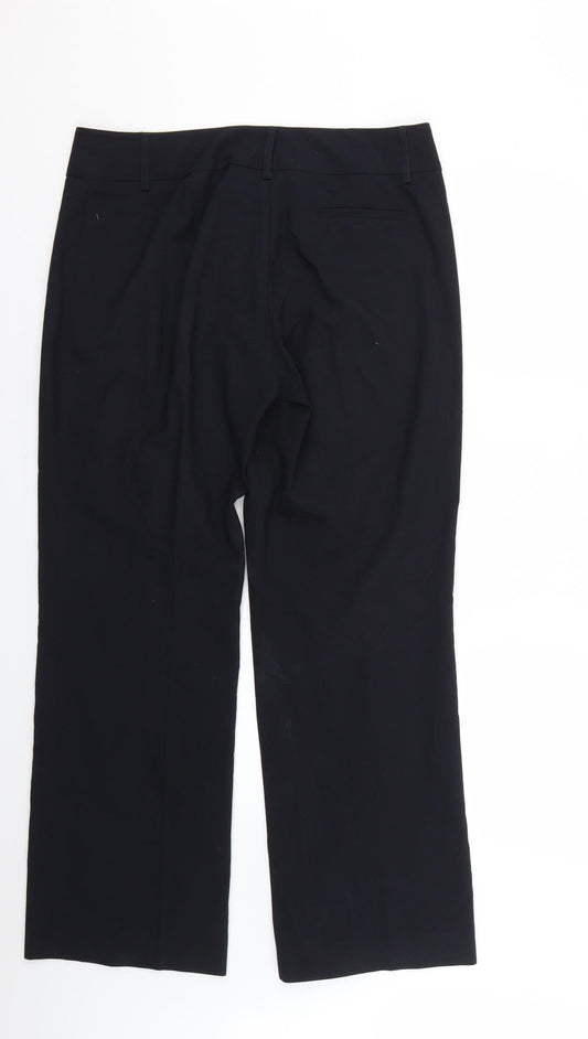 sprit collection Womens Black Trousers Size 14 L28 in