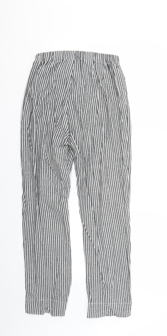 j.galt Womens Grey Striped Trousers L23 in