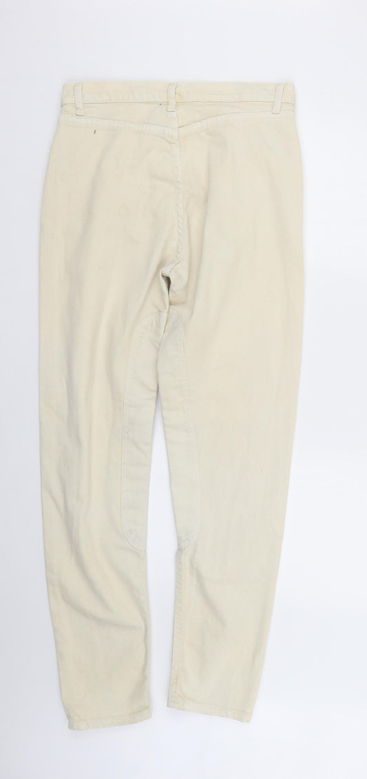 SPLASH Womens Beige Skinny Jeans Size 12 L32 in