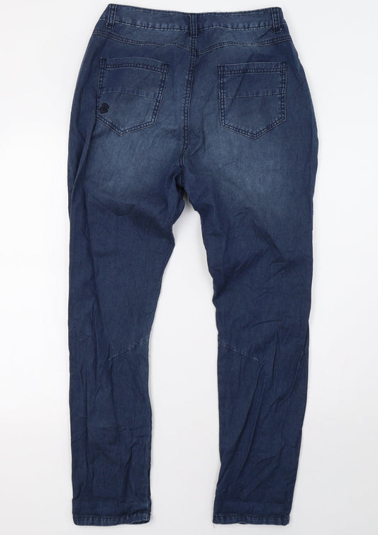 Kaffe Womens Blue Straight Jeans Size 12 L32 in
