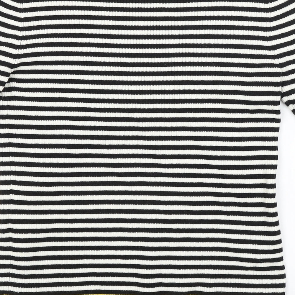 Preworn Womens Multicoloured Striped Pullover Jumper Size M