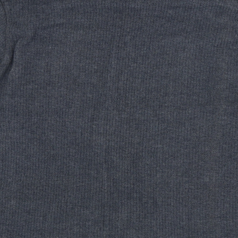 Atlantic Bay Mens Grey Pullover Jumper Size M