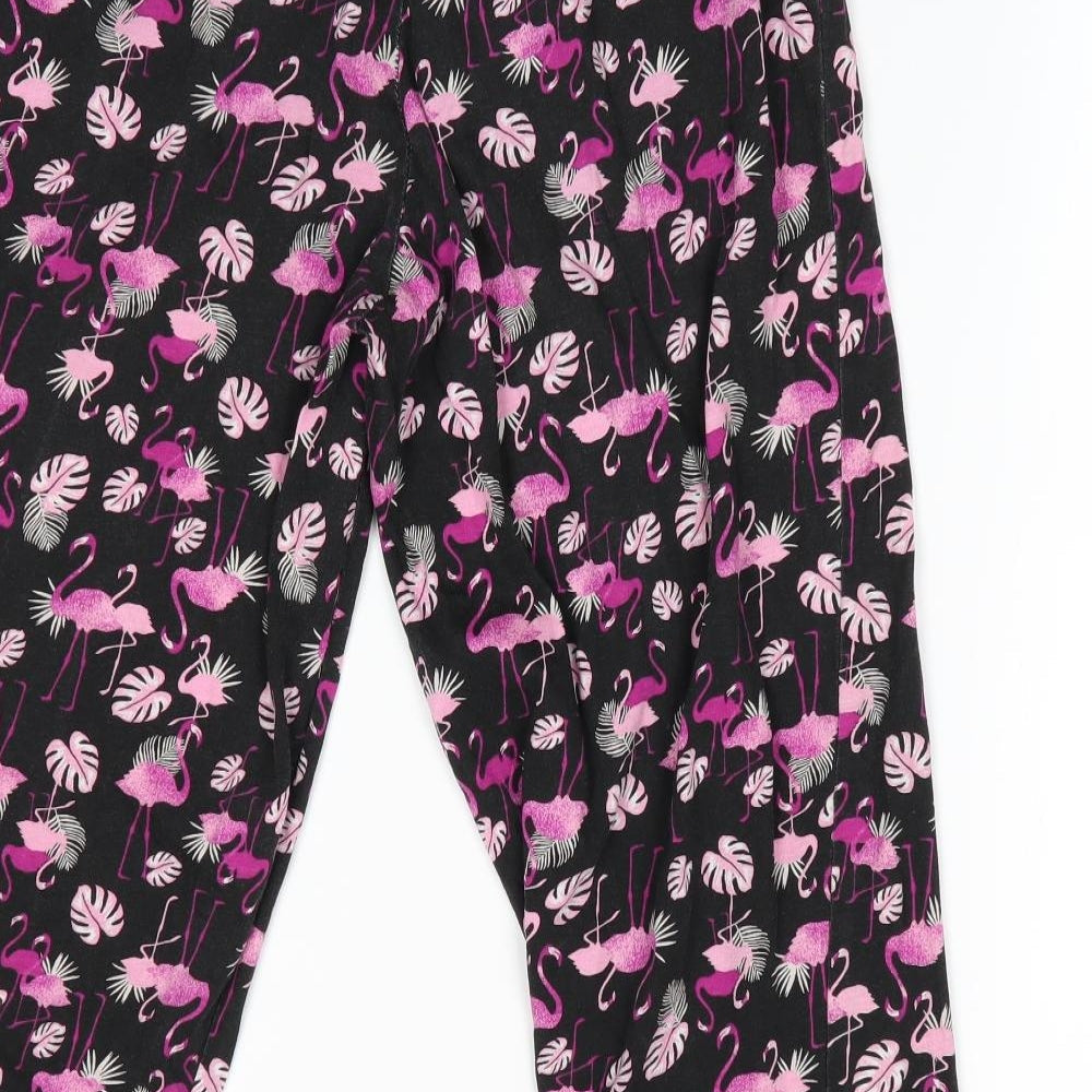 George Girls Pink Animal Print Pyjama Pants Size 4-5 Years - Flamingo Graphic