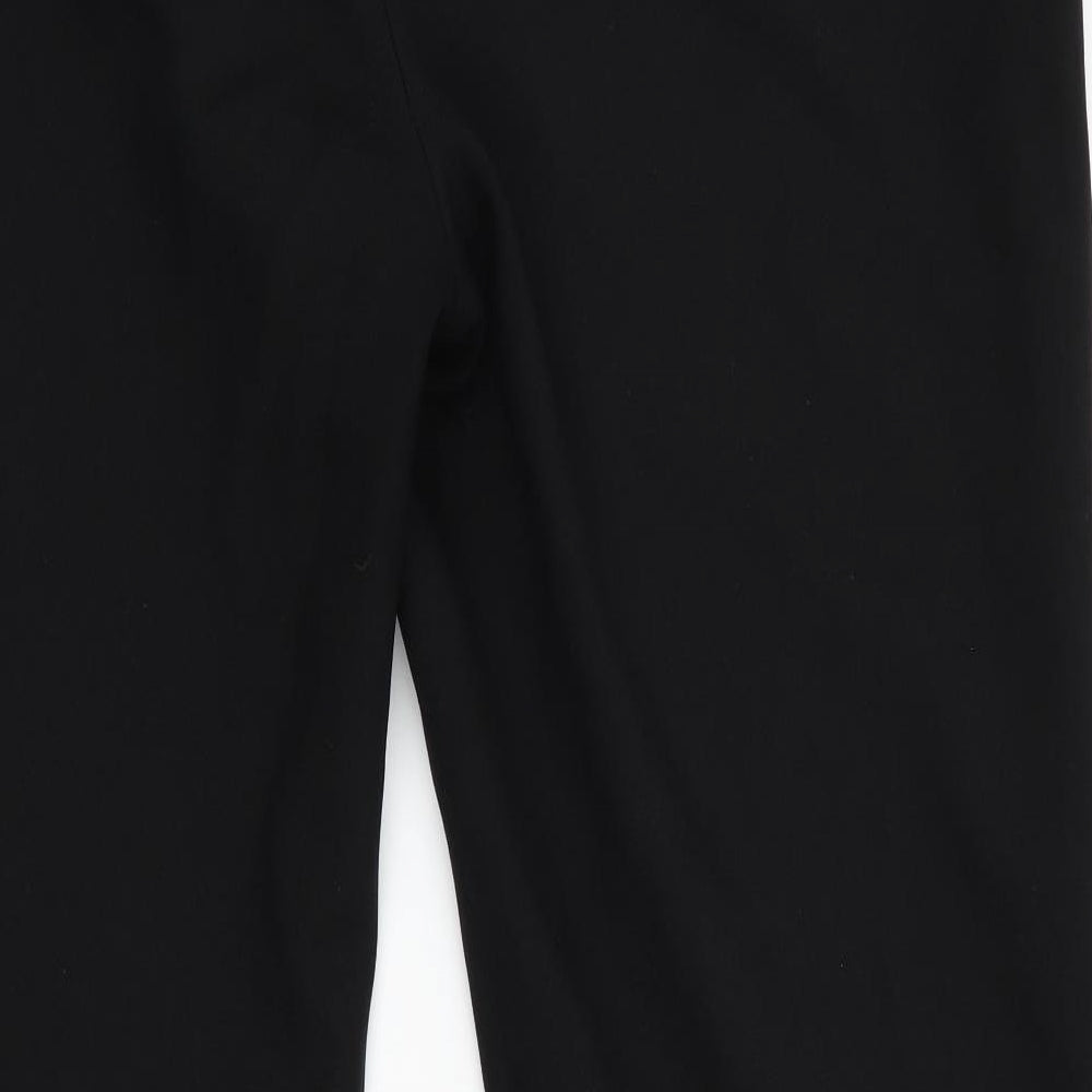 Club Class Womens Black Trousers Size 16 L30 in