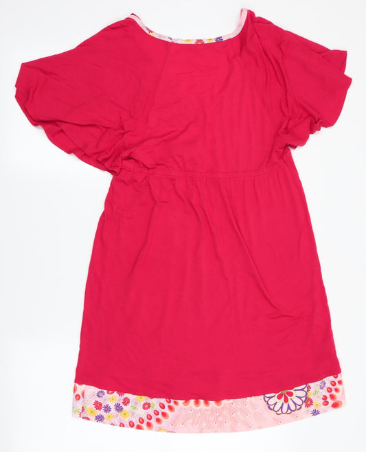 Butterflyby Womens Red Floral Dress Size 8