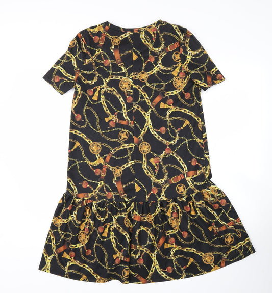 Zara Womens Multicoloured A-Line Size S