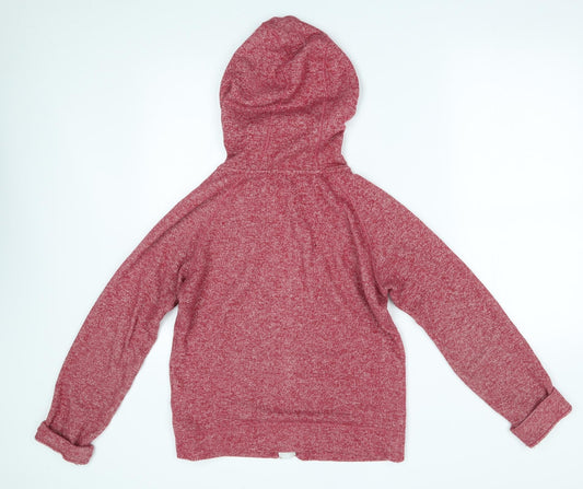 Brave Soul Womens Red Full Zip Hoodie Size S