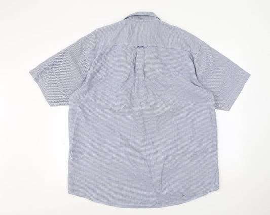 Maine New England Mens Blue Dress Shirt Size L