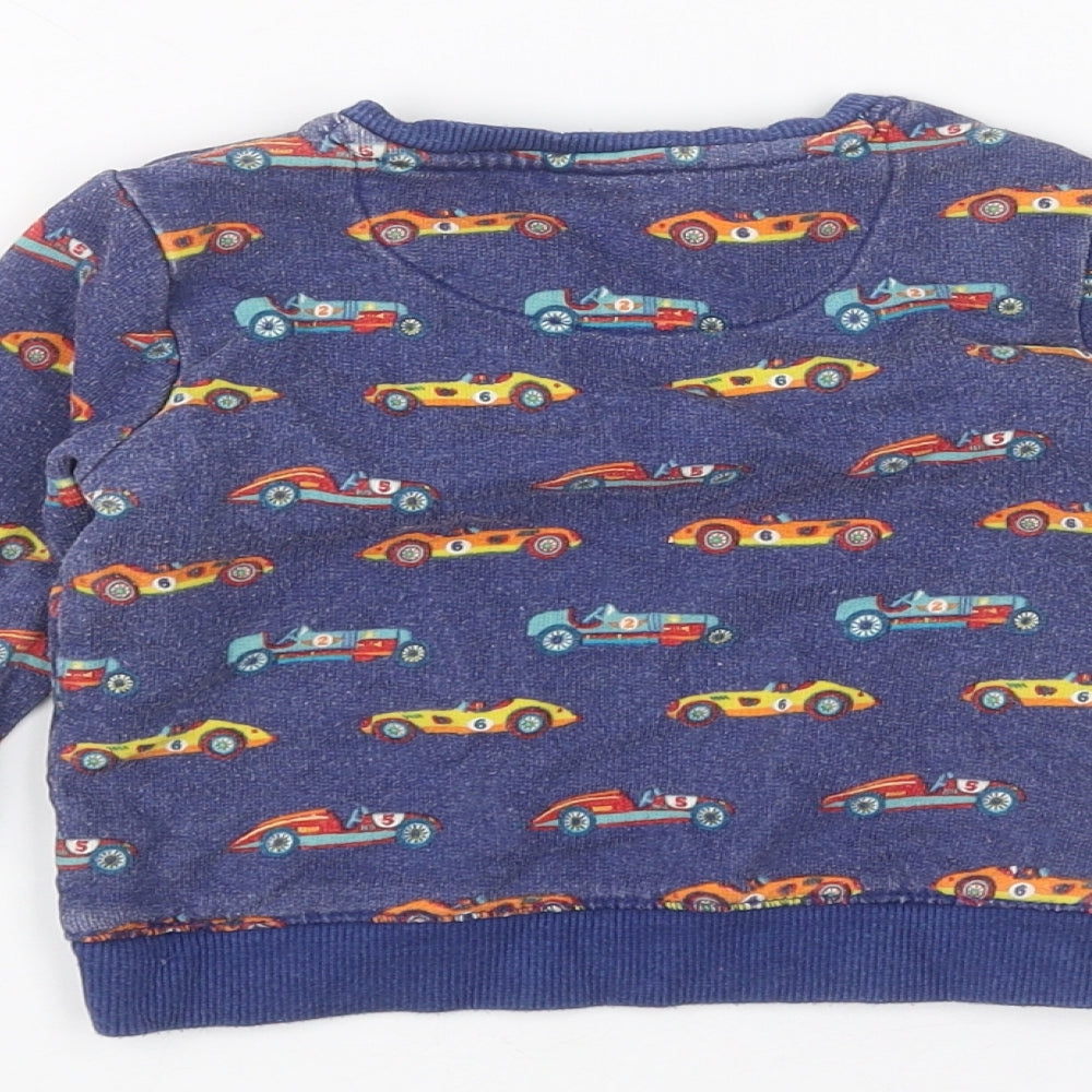 Mini Club Baby Blue Pullover Jumper Size 6-9 Months