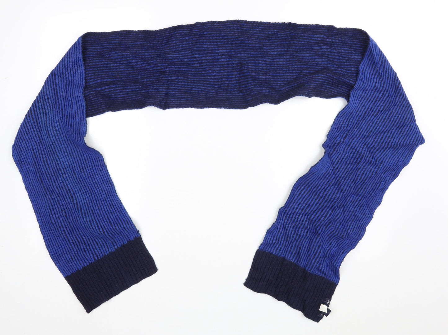 Gap Unisex Blue Striped Scarf