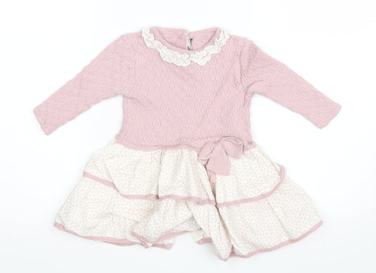 Preworn Girls Grey A-Line