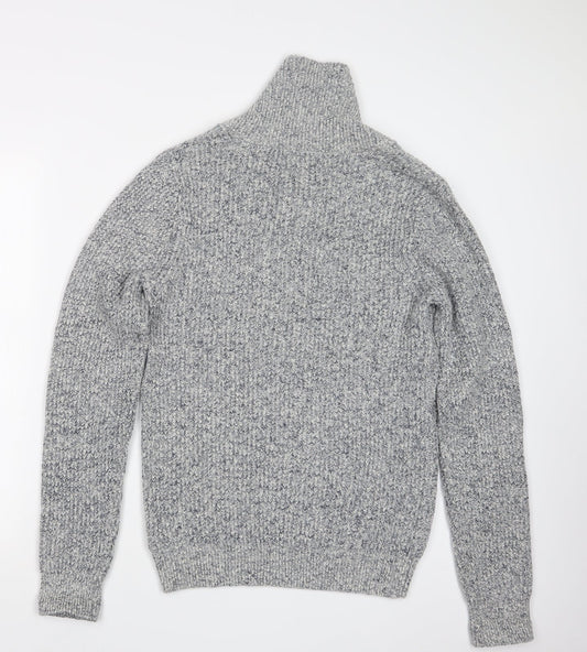 NEXT Mens Blue Knit Pullover Jumper Size S