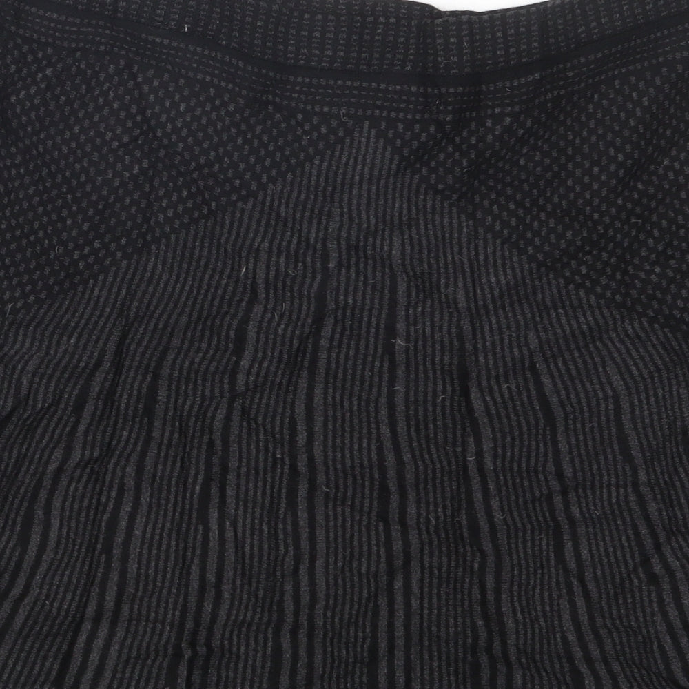 Max Studio Womens Black A-Line Skirt Size L