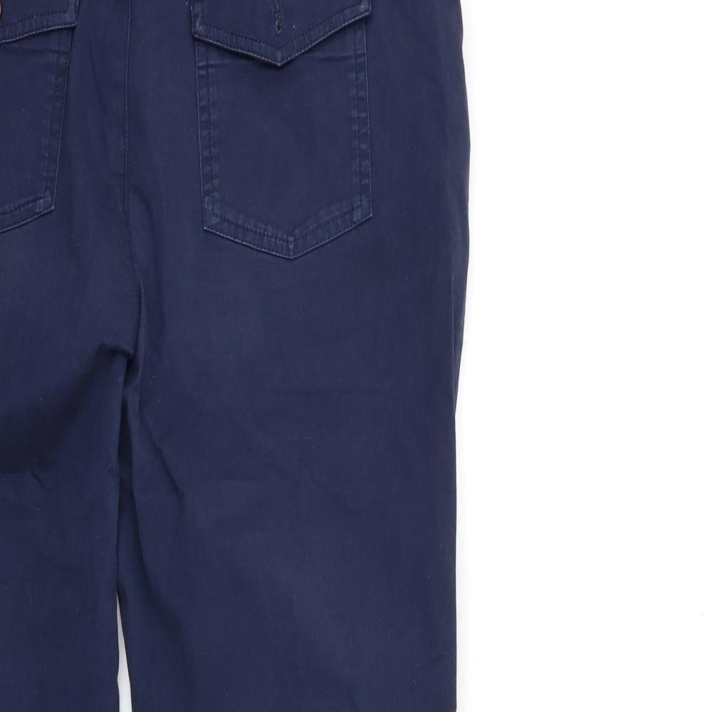 Preworn Womens Blue Chino Trousers Size 34 in L30 in