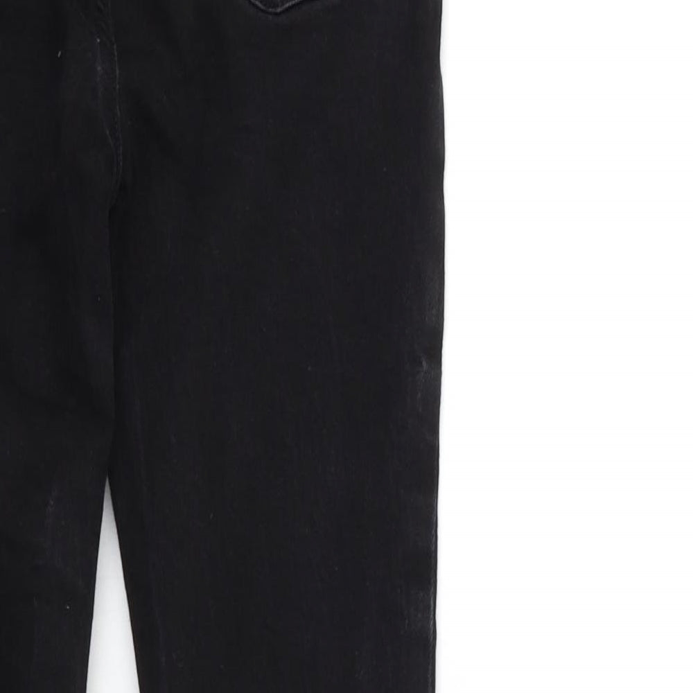 Denim & Co. Womens Black Denim Skinny Jeans Size 10 L27 in