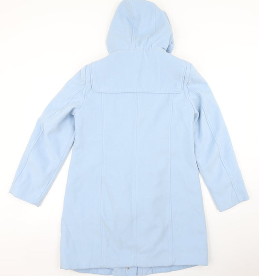 Damart Womens Blue Overcoat Coat Size 10