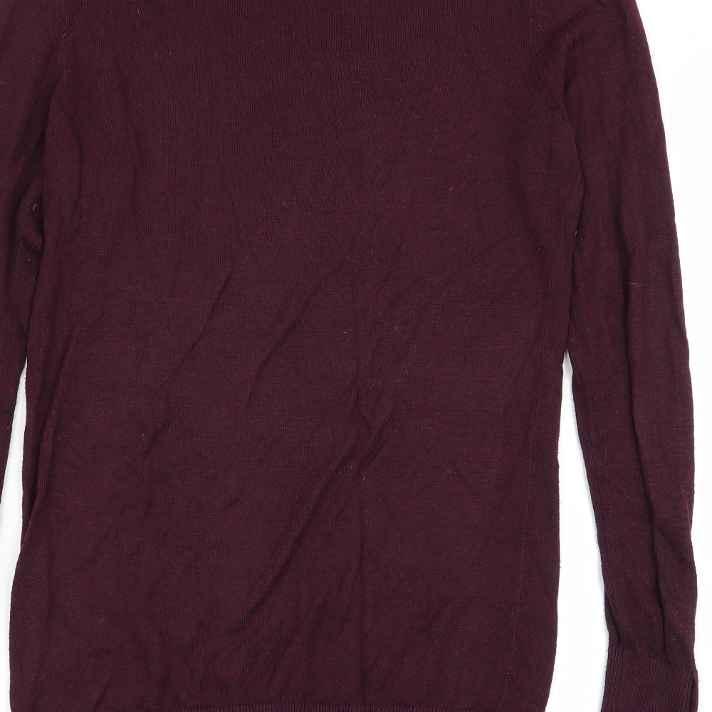 Warehouse Womens Red Basic T-Shirt Size 10