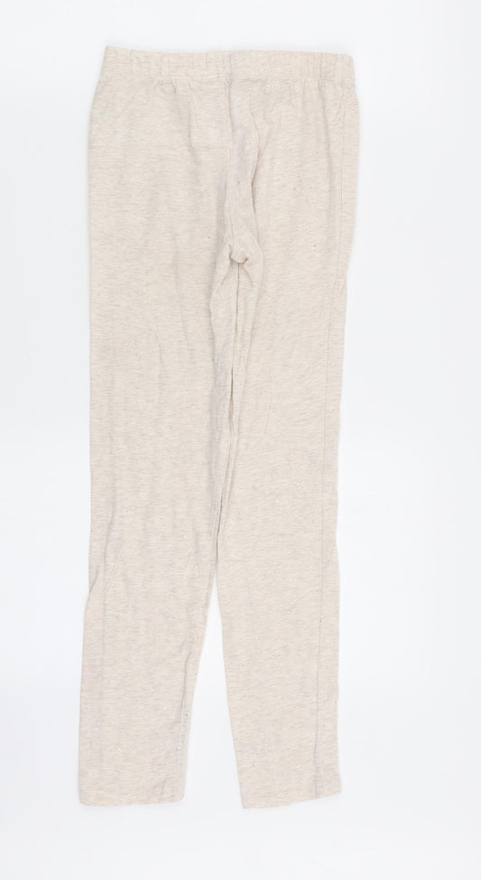 Gap Girls Beige Jegging Trousers Size 8 Years - leggings