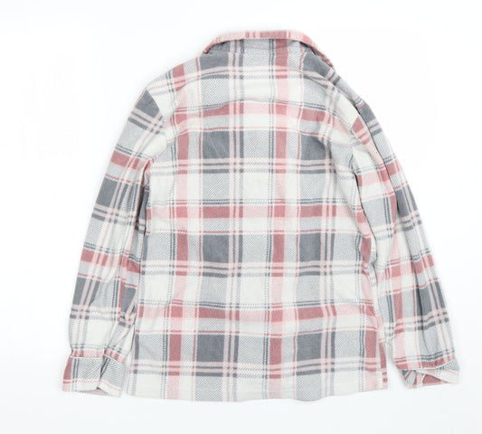 NEXT Womens Pink Check Cami Pyjama Top Size S