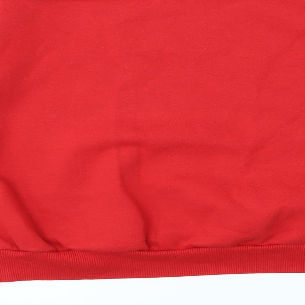 H&M Womens Red Pullover Jumper Size M