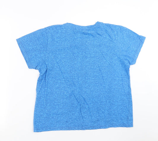 Lee Cooper Boys Blue Basic T-Shirt Size 13 Years