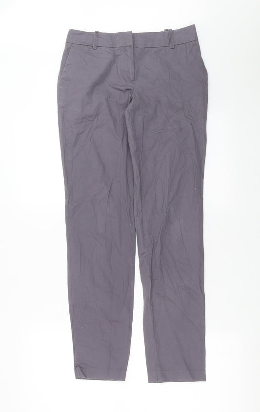 Warehouse Womens Grey Trousers Size 8 L29 in