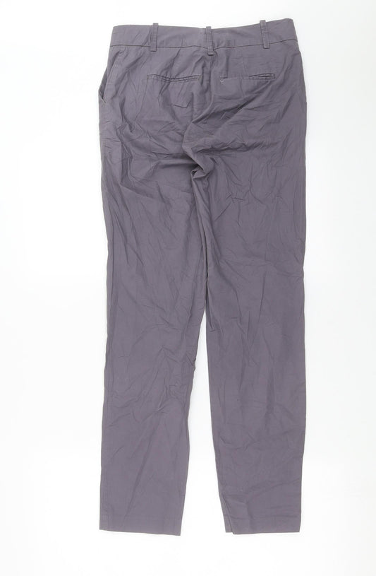 Warehouse Womens Grey Trousers Size 8 L29 in