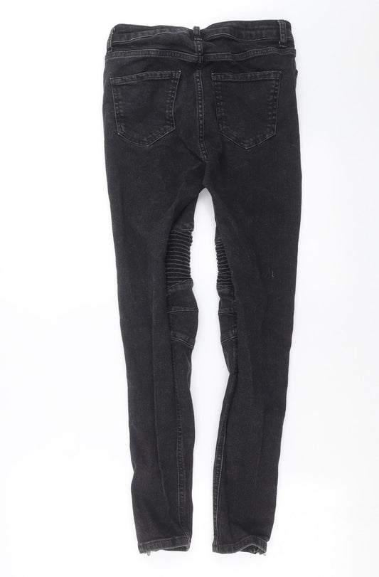 Marks and Spencer Womens Grey Denim Skinny Jeans Size 10 L27 in