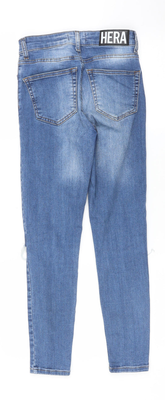 Hera Womens Blue Skinny Jeans Size 26 L25 in