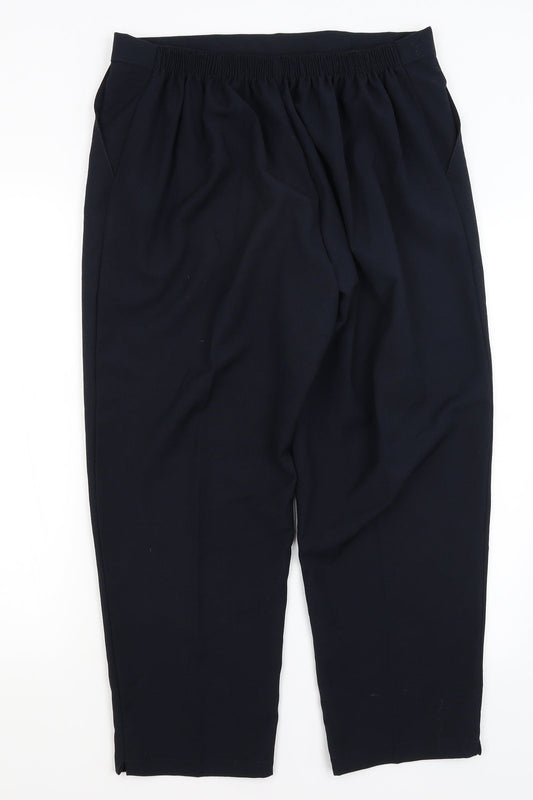 Preworn Womens Blue Trousers Size 20 L25 in