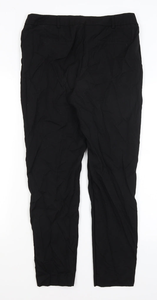 TU Womens Black Trousers Size 14 L27.5 in
