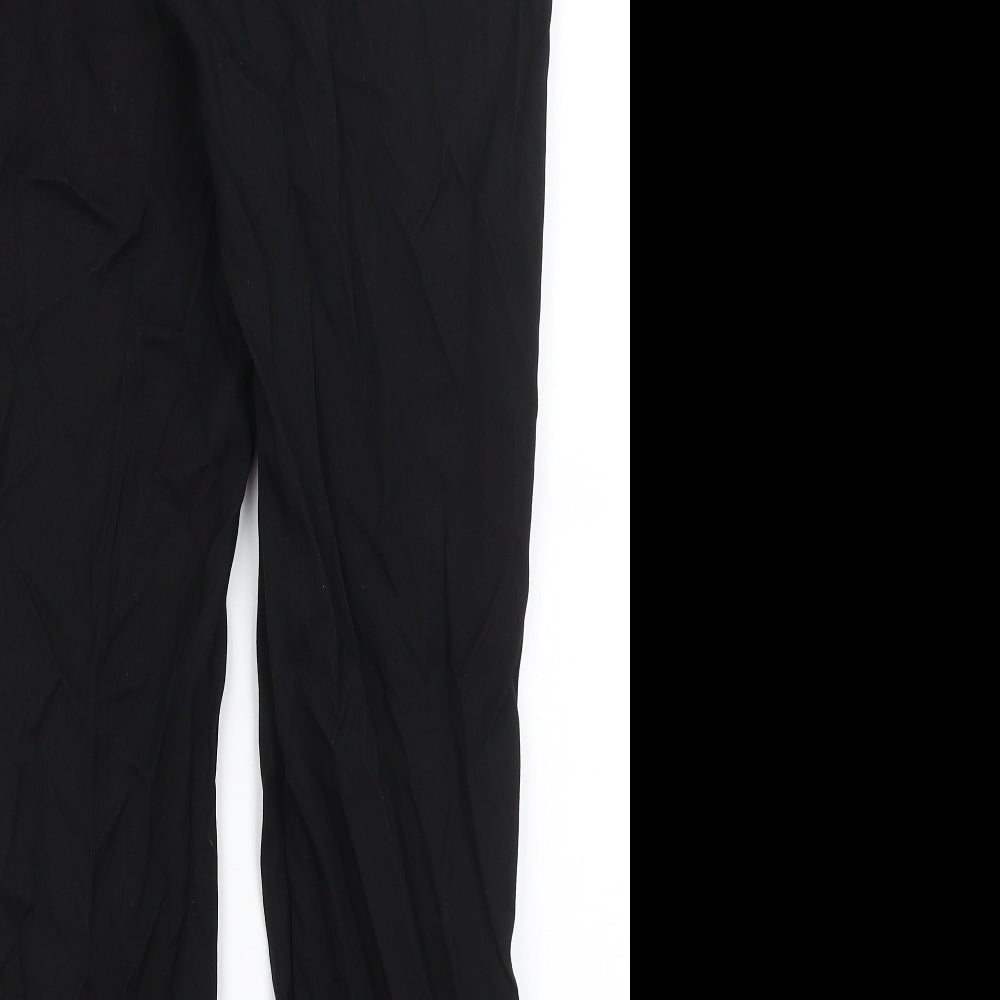TU Womens Black Trousers Size 14 L27.5 in