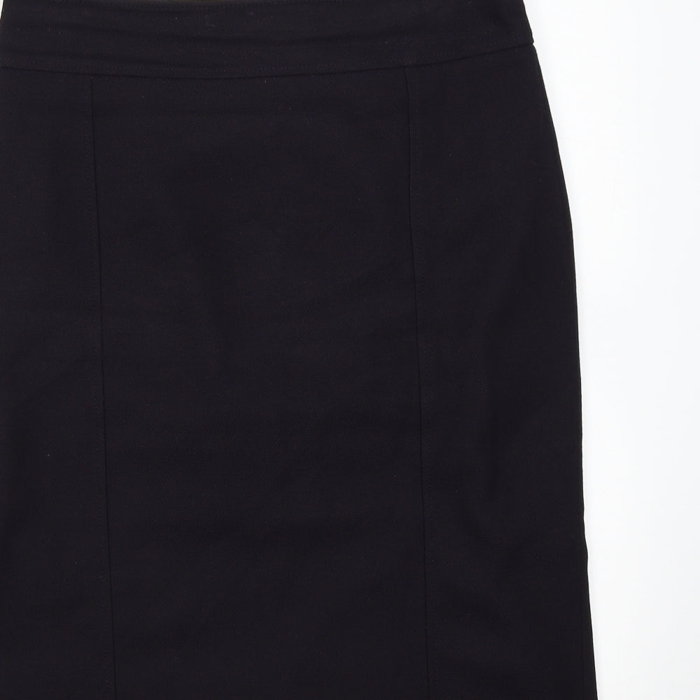 Brand and care label for Linea women’s blue straight & pencil skirt, size UK 12