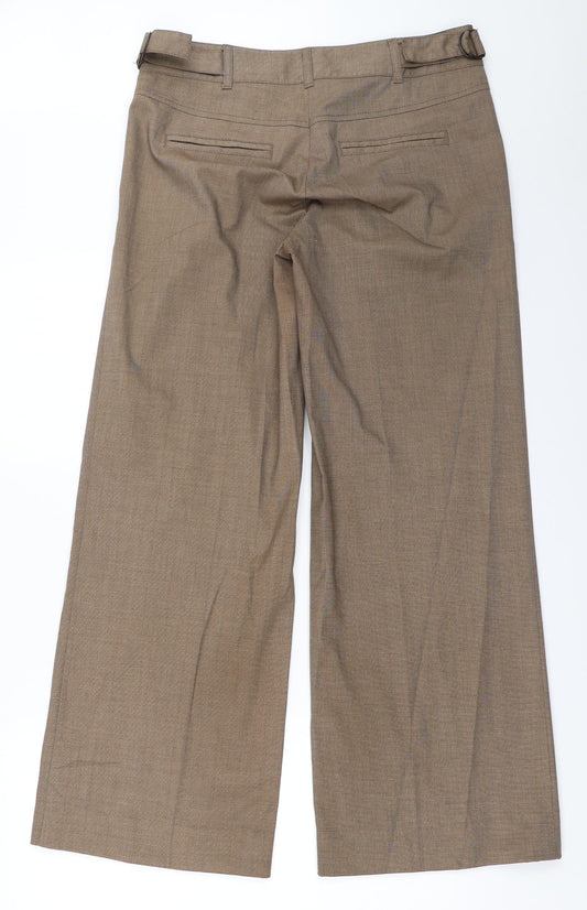 Vera Moda Womens Brown Trousers Size 38 L30 in