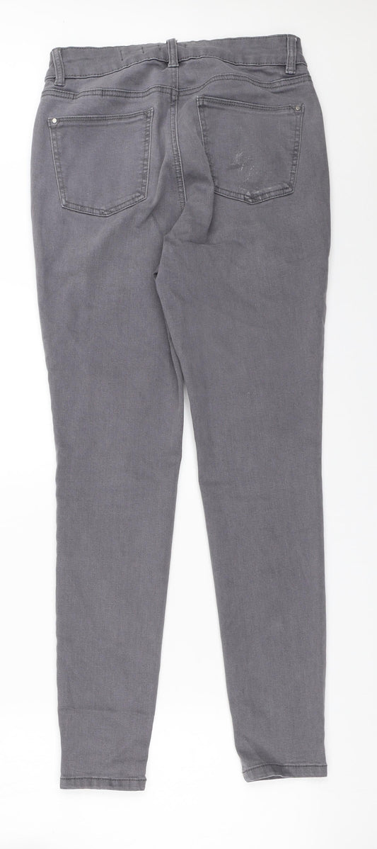 TU Womens Grey Skinny Jeans Size 8 L28 in