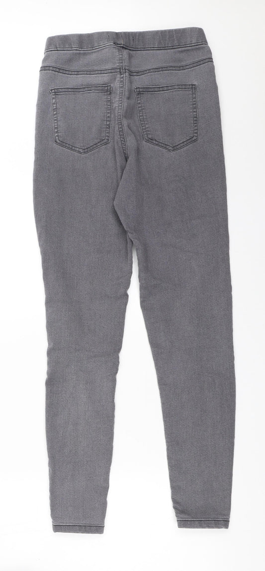 Avenue Womens Grey Jegging Jeans Size 10 L27.5 in